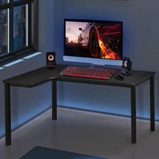 L-Shaped Gaming Computer Desk 145 x 81 x 76 cm