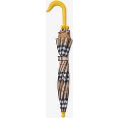 Childrens Check Umbrella - Sand