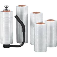 Stretch Films Partners Brand 18" x 80 Gauge x 375' Cast Hand Stretch Film, Clear, 4/Carton (SF1880CAST)