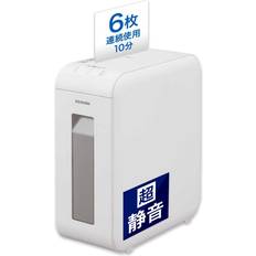 Shredders Iris Ohyama Iris Ohyama Silent Shredder P6HCSV-W