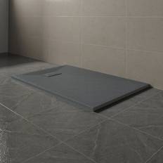 Showers Sundaze Smc Anthracite Rectangle Shower Tray 1200 x 800 mm