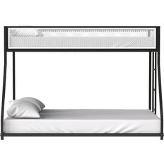 GDFSTUDIO Adin Metal Twin Over Full Bunk Bed