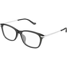Gucci Gråa Glasögon Gucci GG1902OA 003 Optiska Bågar Acetat Grå Transparent Fyrkantig