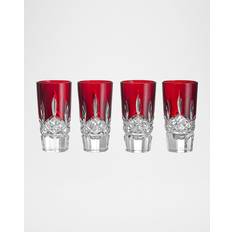 Red Shot Glasses Waterford Lismore Red Set of 4 Shot Glass