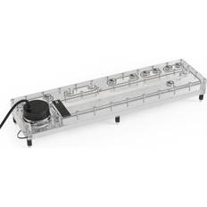 AlphaCool Core Distro Plate 480 Links mit VPP D5 Apex Pumpe