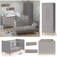 Set di mobili VitaliSpa Set Per Cameretta Grigio Set 4