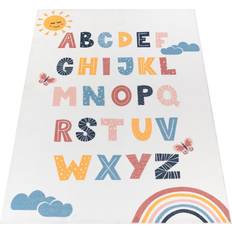 Paco Home Tappeto Bambini Antiscivolo Lettere Peloso