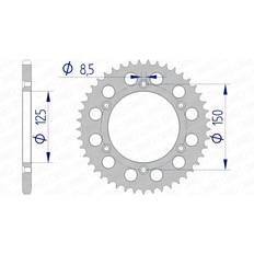 Transmissions Afam Couronne Aluminium 42 Dents KTM