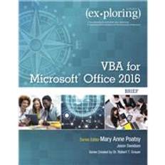 Office Software Mason Pearson Exploring VBA for Microsoft Office 2016 Brief
