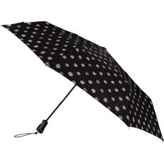 Umbrellas Totes X-Tra Strong Auto Open Close Umbrella - Black/White
