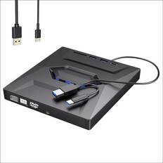 Optical Drives Tlily Portable USB 3.0 Type C DVD Writer