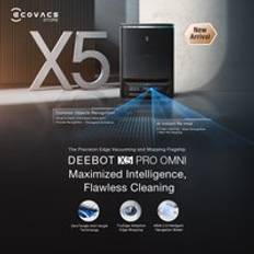 Deebot X5 Pro Omni Black Robot Vacuum