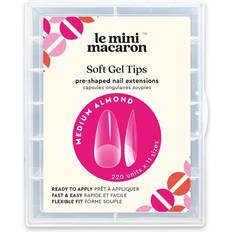 Tips on sale Le Mini Macaron Pre Shaped Soft Gel Tips - Medium Almon