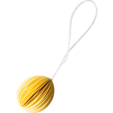 DBKD Ovoid Paper Easter Decoration Small 4 cm Yellow Easter Decoration 4cm