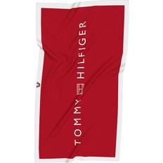 Tommy Hilfiger Logo Beach Towel Towel Red