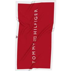 Tommy Hilfiger Unisex Towel - Medium Röd Handduk Röd