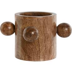 Wood Vases Home ESPRIT Brown Mango Wood Vase
