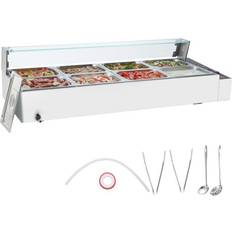 Stål Tallriksvärmare VEVOR Commercial Electric Food Warmer 8 x 8 Qt