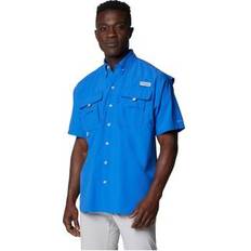 Azul Chaquetas de pesca Columbia PFG Bahama II Short Sleeve Shirt 4X