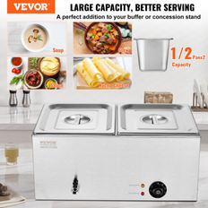 VEVOR Commercial Electric Food Warmer 18qt