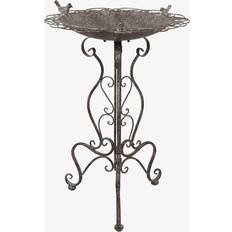 Clayre & Eef Fågelbad Rustik Antique Brown