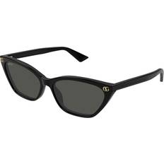 Gucci Cat eyes Solglasögon Gucci Cat Eye Sunglasses - Shiny Black/Grey