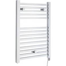 Heated Towel Rails Balterley Electric Vertical Square Towel Rail 690mm x 500mm Silver