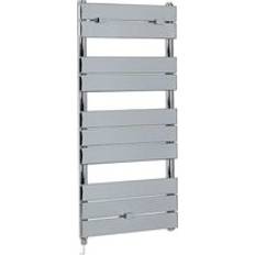 Heated Towel Rails Milano Lustro Electric Modern Chrome Heated Towel Rail 1000mm x 450mm