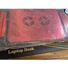 Red Laptop Stands DIXIETREE Portable Cooling Table Sofa Desk Stand