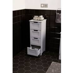 Bathroom Furniture Home Discount Bath Vida Priano 4 Drawer Bathroom Storage 810 x 300 x 300 mm