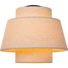 Beige Takplafonder Lucide Tribute Creme Takplafond