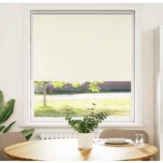 Gardiner & Tillbehör vidaXL Rullgardin Mörkläggning Naturvit 95x130 cm