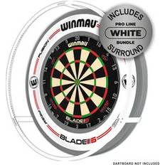 Tischspiele Winmau Dartboard Beleuchtung Bundle Plasma Surround Ice 4306