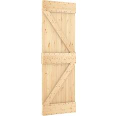VidaXL Skydedøre vidaXL Med Monteringssæt 70x210 cm Massivt Fyrretræ Skydedør (x210cm)