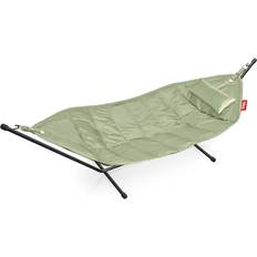 Black Hammocks Fatboy Headdemock Hängematte Seegrün mit Ständer und Kissen