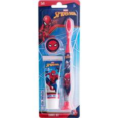 Tandvård Marvel Spiderman Travel Kit Kit Med Tandvård För Barn