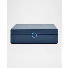 Watch Boxes Wolf Earth 5-Piece Watch Box Midnight Blue