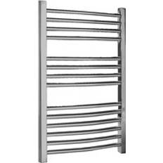 Balterley Heated Vertical Towel Rail 710 BTU 700x 500mm Chrome, Silver