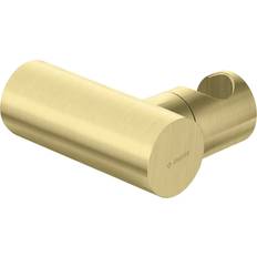 Guld Handduschhållare Hill Ceramic Rund Handduschhållare Flex Mässing Guld Matt