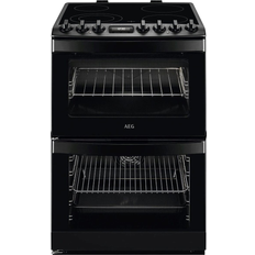 AEG Ceramic Cookers AEG CCB6741MCB SteamBake Ceramic Cooker