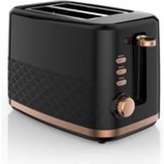 2 Slice Bread Toaster Black