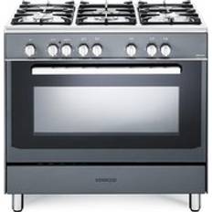 Cookers Kenwood CK306SL 90 cm Dual Fuel Range Cooker Grey