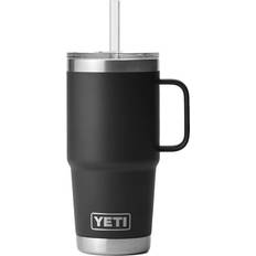 Yeti Kopper & Krus Yeti Rambler 25 oz Straw Mug 710 ml Black Kop & Krus