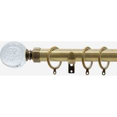 Brass Curtains & Accessories Antqiue Brass 28mm Glass Bubbles 160 cm