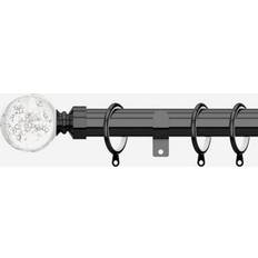 Curtains & Accessories New Edge Blinds Black Nickel 28mm Glass Bubbles 105 cm
