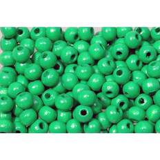 Gröna DIY NORDIC Brands Träpärla 8 mm Grön 200 pcs
