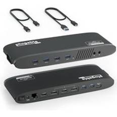 Computer Accessories Plugable Universal Laptop Docking Station 4K Dual Monito