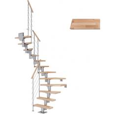 Treppen & Geländer Dolle Mittelholmtreppe Dublin 222 cm 270 cm