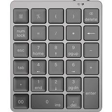 Keyboards HOD Health & Home Aluminum Alloy Bluetooth Wireless Numeric Keypad 28 Keys