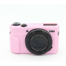Canon Canon G7X Mark II Kameraskal Silikon Rosa